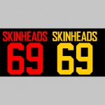 Skinheads 69 čierne trenírky BOXER s tlačeným logom, top kvalita 95%bavlna 5%elastan